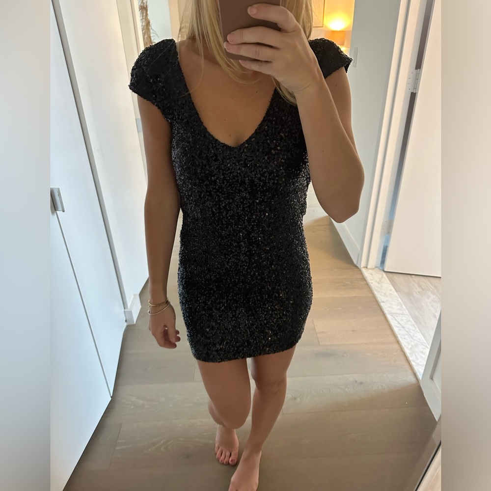 Sequin mini dress